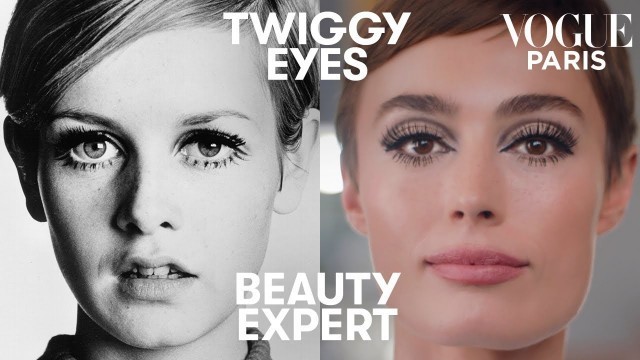'Get Twiggy\'s 1960s eye makeup in 5 minutes with Charlotte Tilbury | Beauty Expert | Vogue Paris'