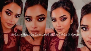 'Ariana Grande Inspired Makeup Tutorial | Using Affordable Makeup'