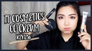 'Perfect for daily basic? Really?!! It Cosmetics CC Cream Review | theChency'