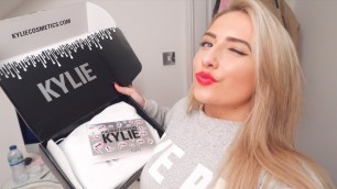 'MY KYLIE JENNER HOLIDAY COLLECTION COSMETICS ARRIVED!!'