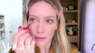 'Hilary Duff\'s Busy Mom Makeup Routine | Beauty Secrets | Vogue'