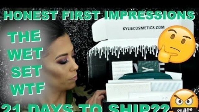 'Kylie Cosmetics Holiday Collection + Wet Set | First Impressions | Review | Tutorial'