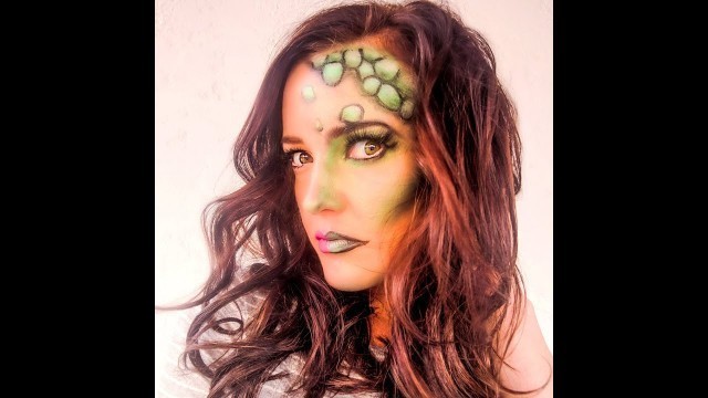 'Dragon Halloween makeup using Tori Belle Cosmetics'