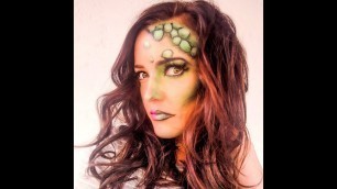 'Dragon Halloween makeup using Tori Belle Cosmetics'
