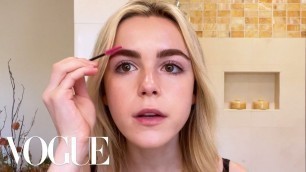 'Kiernan Shipka\'s Guide to Perfect Brows and Everyday Skin Care | Beauty Secrets | Vogue'