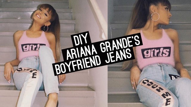 'DIY: Ariana Grande’s ‘Boyfriend’ Jeans (STYLEWIRE) | Hollywire'