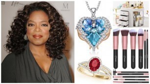 'Inside Oprah Winfrey Jewelry and Makeup Box | Oprah Winfrey Fashion Tips'