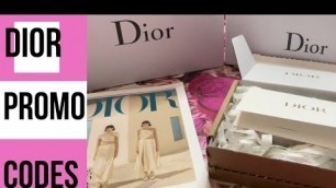 'Dior Beauty Free Gift| How To Receive Them|New Promo Codes|Dior Beauty Loyalty Program'