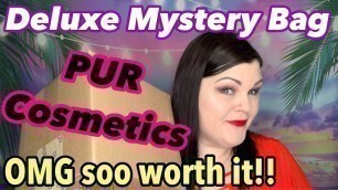 'PUR Cosmetics Deluxe Mystery Bag Unbagging ... Sooo worth it!!'
