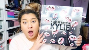 'KYLIE COSMETICS HOLIDAY UNBOXING + GIVEAWAY!!!'