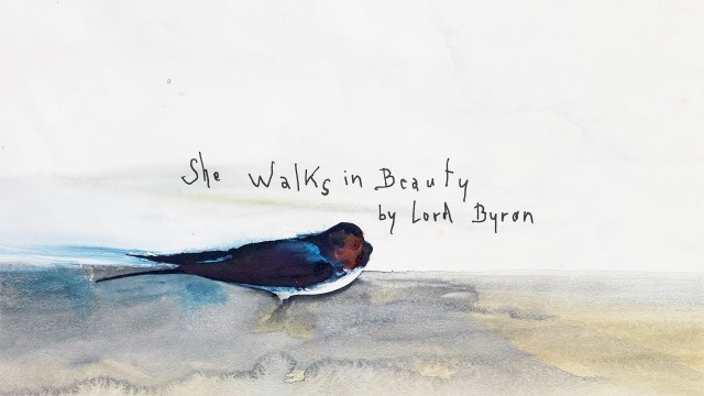'Marianne Faithfull with Warren Ellis - She Walks in Beauty (Lyric Video)'