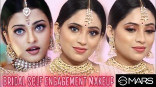 '*Mars* cosmetics one brand self *Engagement* Makeup Look Under Rs.300 |Aishwarya Rai Inspired makeup'