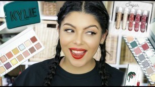 'KYLIE COSMETICS HOLIDAY COLLECTION 2017 REVIEW UNBOXING AND MAKEUP TUTORIAL | SCCASTANEDA'