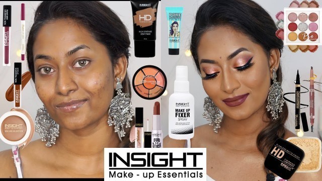'Trying a FULL FACE of INSIGHT COSMETICS ✨ | ** UNDER Rs.250 