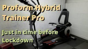 'Proform Hybrid Trainer Pro | Unboxing and Assembly'