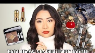 'Classic Holiday Makeup Tutorial ft. Dior Beauty | Stephmas Day 6'