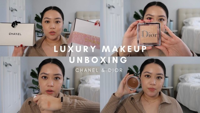 '$500 Luxury Makeup Unboxing Haul | Dior & Chanel Makeup Unboxing 2022'