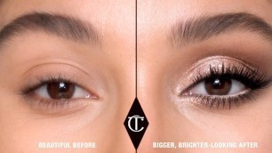 'How To Apply Hollywood Flawless Eye Filters in Star Aura | Charlotte Tilbury'