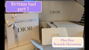 'Dior Beauty Birthday Haul -PT1'