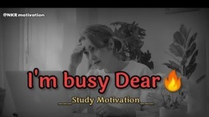 'I\'m busy Dear