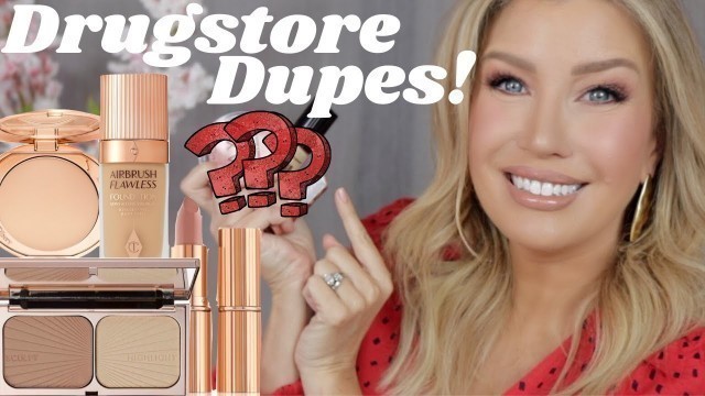 'DRUGSTORE DUPES for My Favorite Charlotte Tilbury Makeup Products'