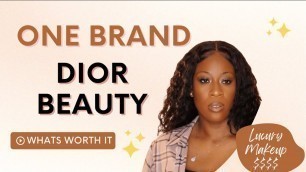 'One Brand Tutorial: Full Face of Dior Makeup | Lady M Beauty'