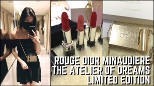 'CHEAPEST DIOR Bag You Can Get? Rouge Dior Minaudiere | Limited Edition Beauty Lipstick Unboxing 2021'