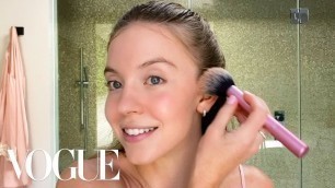 'Euphoria\'s Sydney Sweeney’s Guide to Sensitive Skin Care and Soft Glam | Beauty Secrets | Vogue'