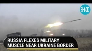 'Watch: Russian troops hold military exercise near Ukraine border amid tensions with West'