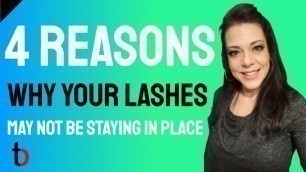 '4 Reasons Why Your Lashes May Not Be Staying On | Tori Belle Lashes | Tori Belle Magnetic Lashes'