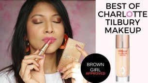 'BEST CHARLOTTE TILBURY MAKEUP FOR BROWN/ INDIAN SKIN 2018 | HOW TO USE NEW HOLLYWOOD FLAWLESS FILTER'