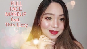 'FULL FACE THIN LIZZY MAKEUP LOOK || ONE BRAND MAKEUP'