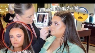 'GETTING MY MAKEUP DONE AT A CHARLOTTE TILBURY COUNTER'