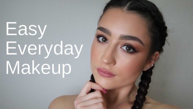 'MY EVERYDAY MAKEUP ROUTINE || USING CHARLOTTE TILBURY EXAGGER-EYES PALETTE'