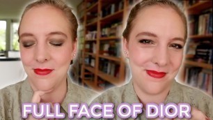 'FULL FACE OF DIOR // Makeup look using only Dior products'