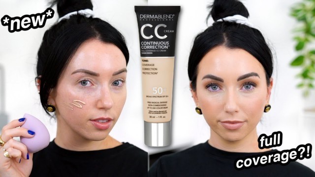 'the new BEST CC Cream?! DERMABLEND Continuous Correction // Fair Skin, Up Close & Natural Lighting'
