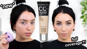 'the new BEST CC Cream?! DERMABLEND Continuous Correction // Fair Skin, Up Close & Natural Lighting'