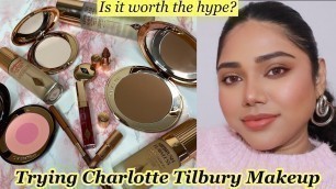 'Trying Full Face of Charlotte Tilbury | Why is it so damn expensive? is Charlotte Tilbury worth it?'