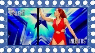 'La sensualidad de Jessica Rabbit en una bailarina de pole dance | Inéditos | Got Talent España 2018'