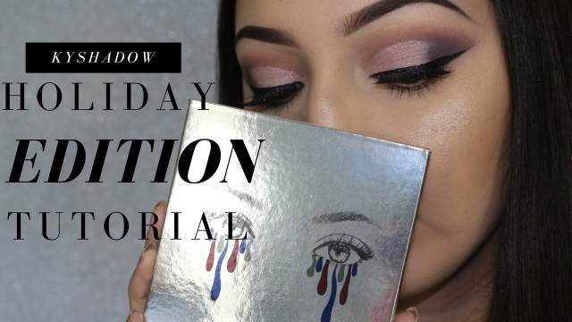 'Kylie Cosmetics Kyshadow Holiday Edition Palette Tutorial | 2016'