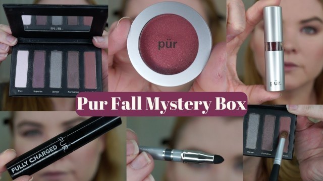 'Pur Cosmetics Fall Mystery Box Review and Demo'