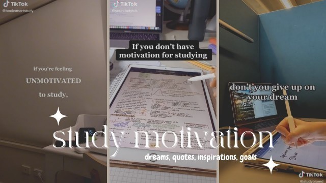 'i hope this will motivate you to study, tiktok inspiration | compilation part 1'