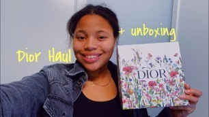 'Dior Beauty Unboxing, Haul, and Review!'