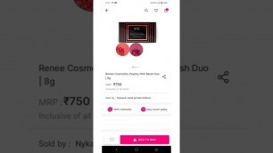 'nykaa new arrival renee cosmetics makeup products under rs 1000'