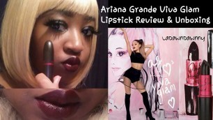 'Ariana Grande Lipstick Review and Unboxing'