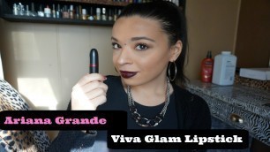 'Ariana Grande MAC VivaGlam Lipstick First Impressions and Swatch'
