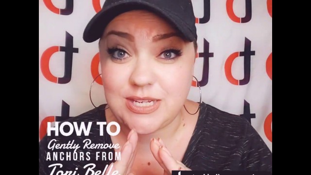'How to Gently Remove Anchors from Tori Belle Magnetic Lashes'