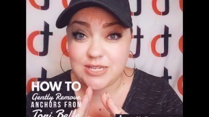'How to Gently Remove Anchors from Tori Belle Magnetic Lashes'
