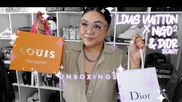 'LOUIS VUITTON X NIGO2, LONGCHAMP & DIOR BEAUTY UNBOXING!  |  RICHELLE - THE ELLEST COLLECTIVE'