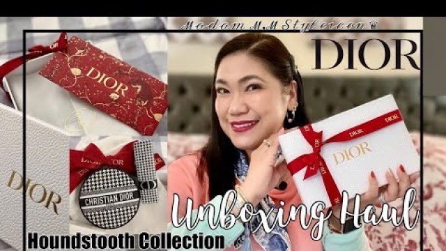 'DIOR BEAUTY HOUNDSTOOTH FOREVER CUSHION & LIPSTICK + GWP | LUNAR NEW YEAR RED ENVELOPE